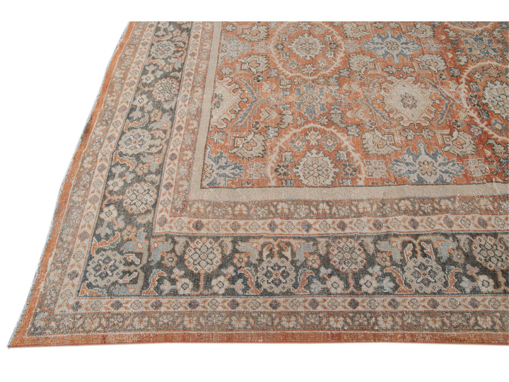 Antique Mahal Wool Rug 10 X 16