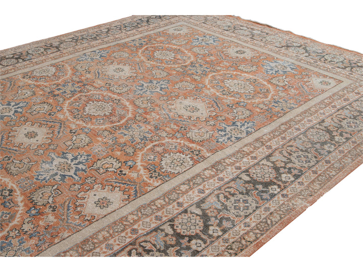Antique Mahal Wool Rug 10 X 16