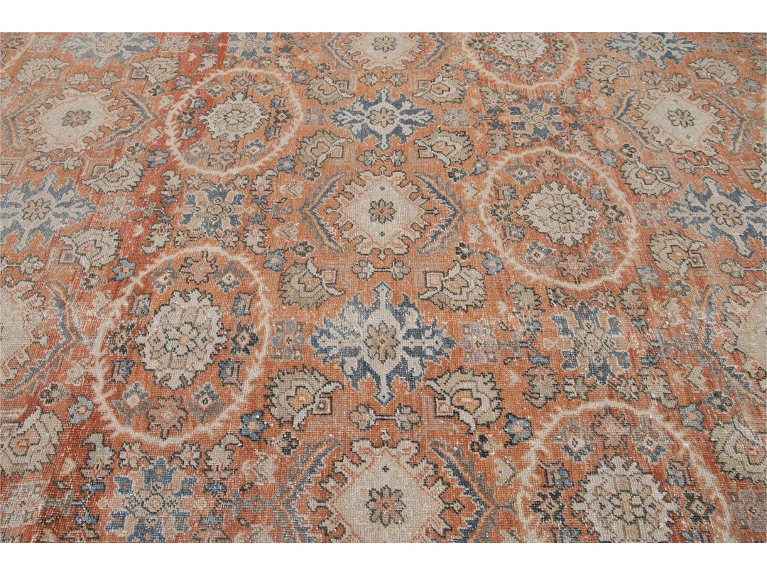 Antique Mahal Wool Rug 10 X 16