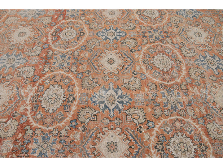 Antique Mahal Wool Rug 10 X 16