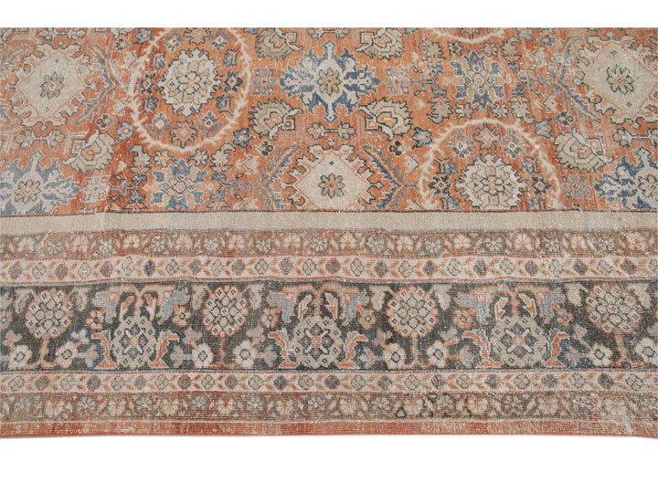 Antique Mahal Wool Rug 10 X 16