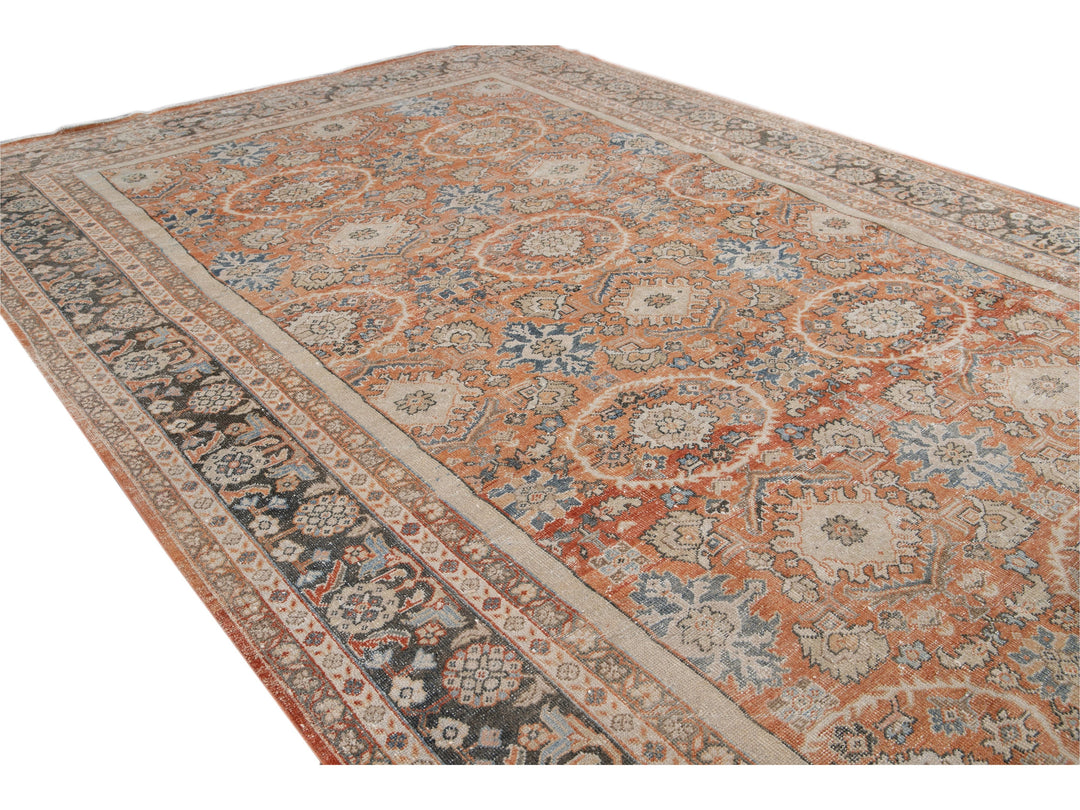 Antique Mahal Wool Rug 10 X 16