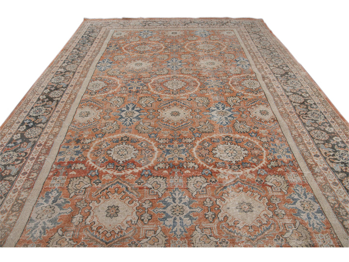 Antique Mahal Wool Rug 10 X 16
