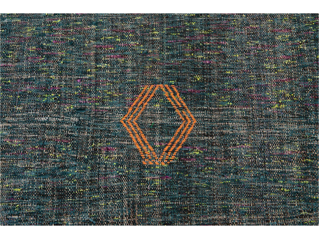 Vintage Flatweave Wool Runner 4 x 11