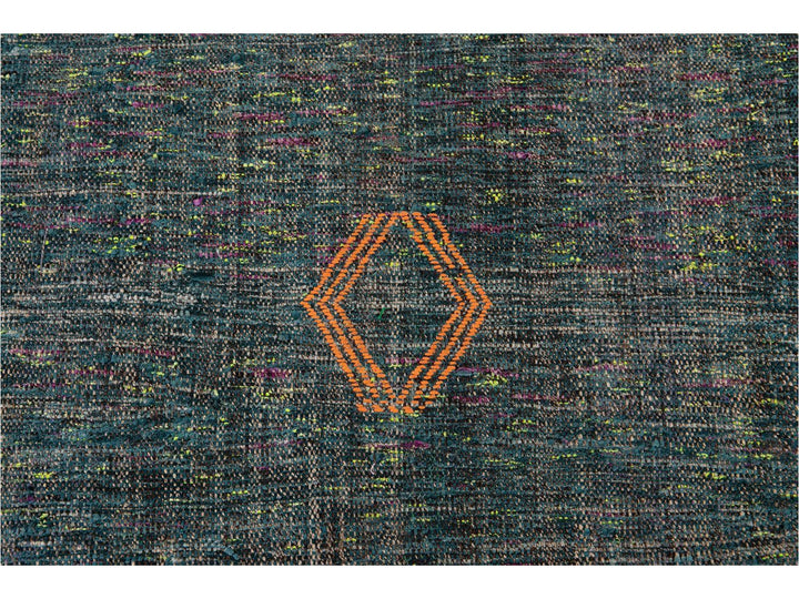 Vintage Flatweave Wool Runner 4 x 11