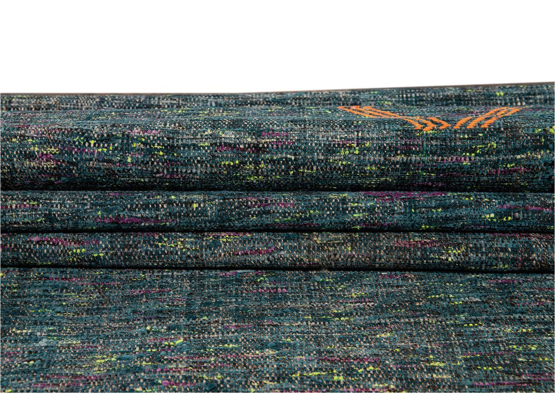 Vintage Flatweave Wool Runner 4 x 11