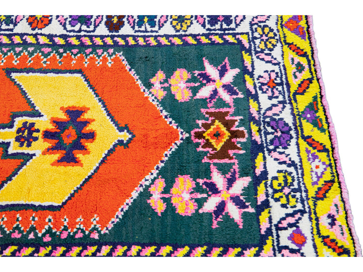 Vintage Turkish Wool Runner 3 X 13