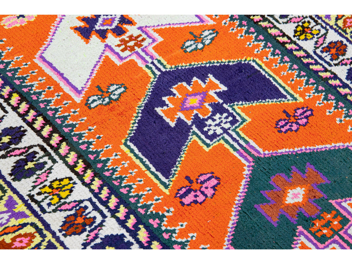 Vintage Turkish Wool Runner 3 X 13