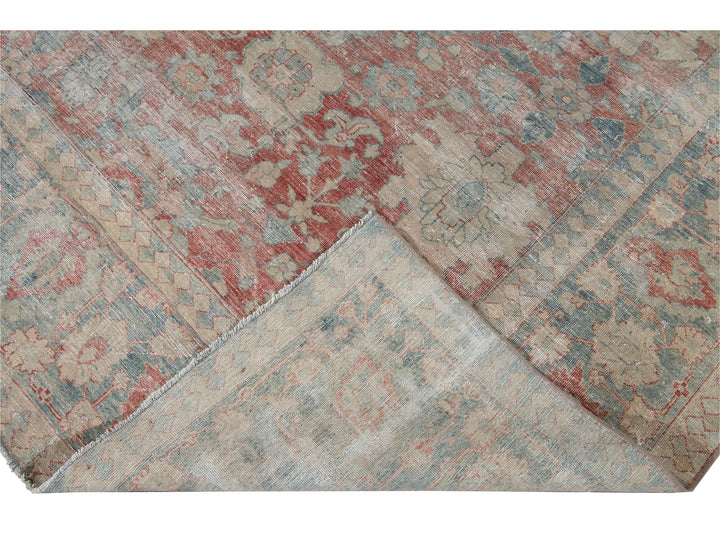 Antique Mahal Wool Rug 10 X 13