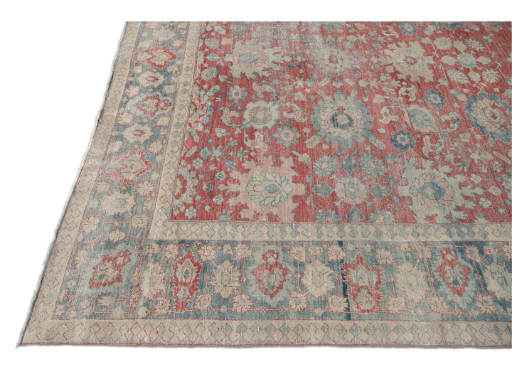 Antique Mahal Wool Rug 10 X 13