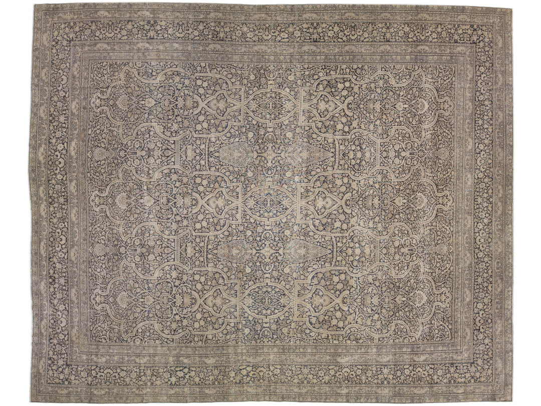 Antique Sivas Wool Rug 13 X 16