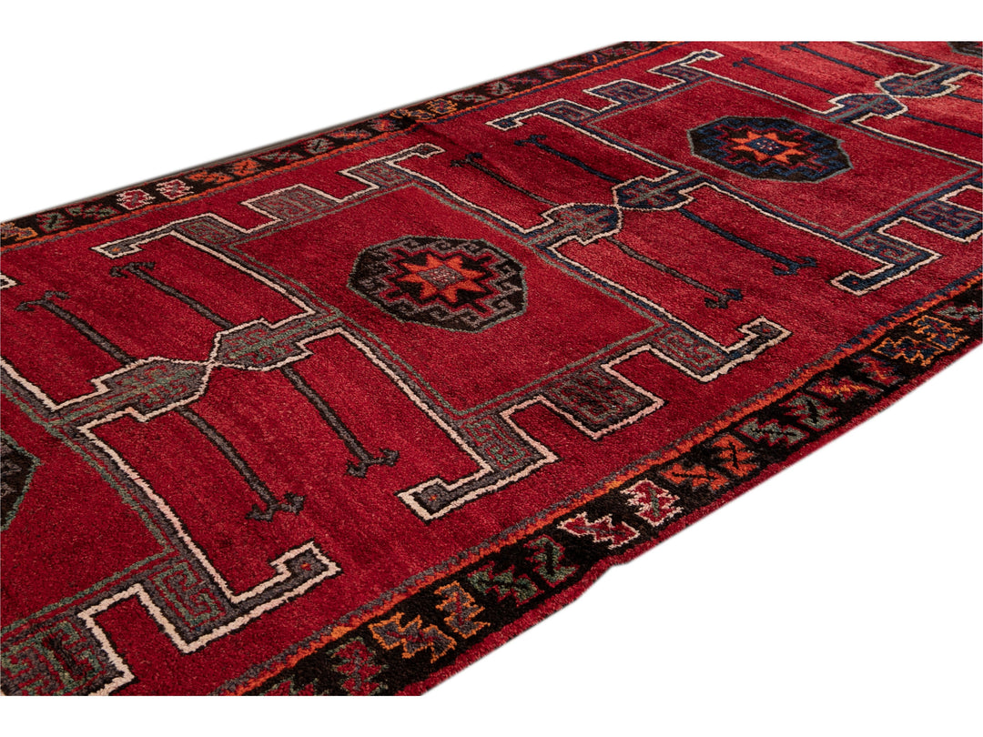 Vintage Turkish Tribal Wool Runner 6 X 15