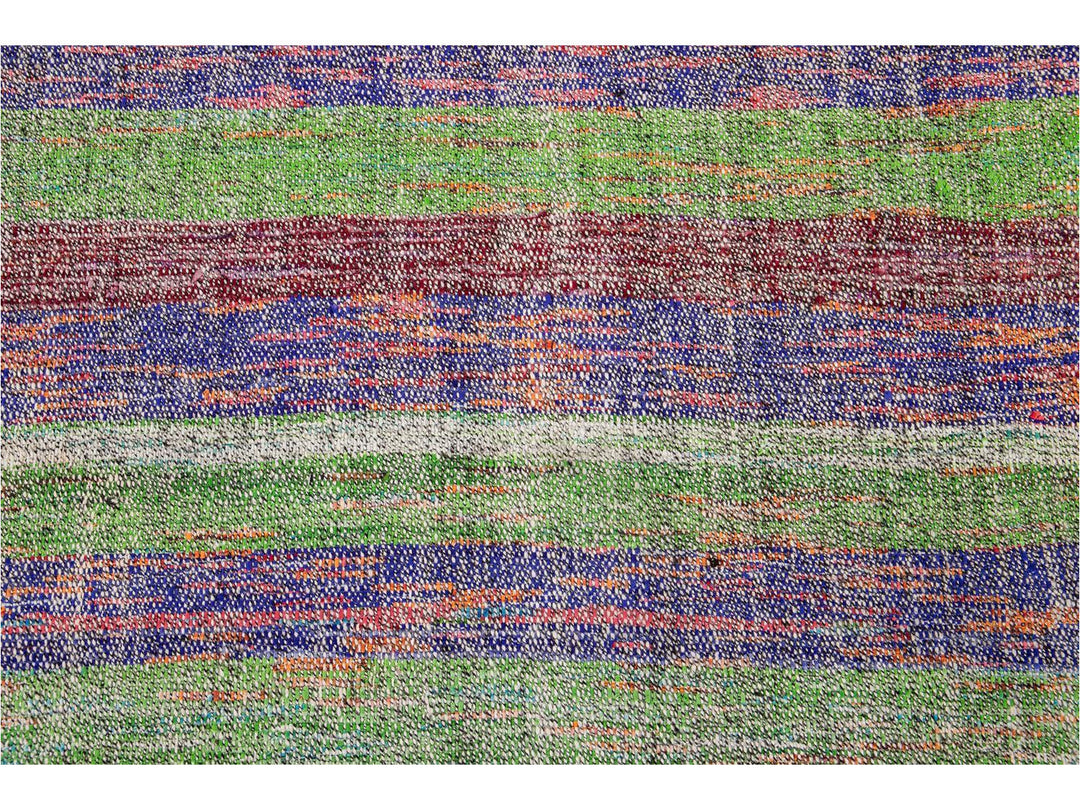 Vintage Flatweave Wool Runner 4 X 20