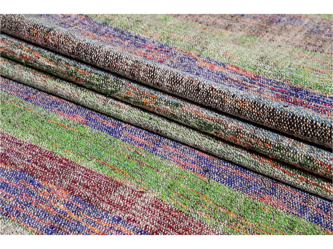 Vintage Flatweave Wool Runner 4 X 20