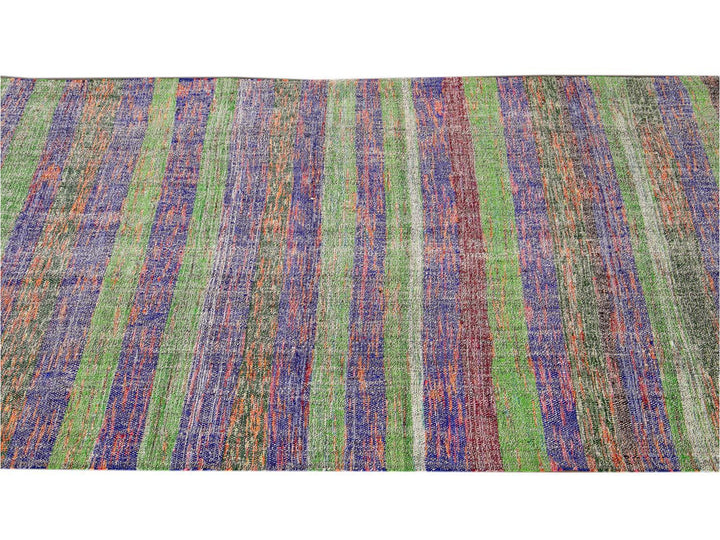 Vintage Flatweave Wool Runner 4 X 20