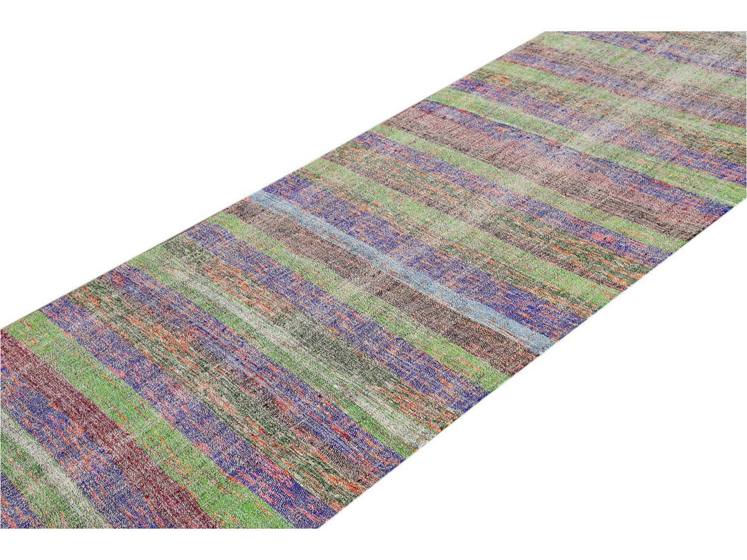 Vintage Flatweave Wool Runner 4 X 20