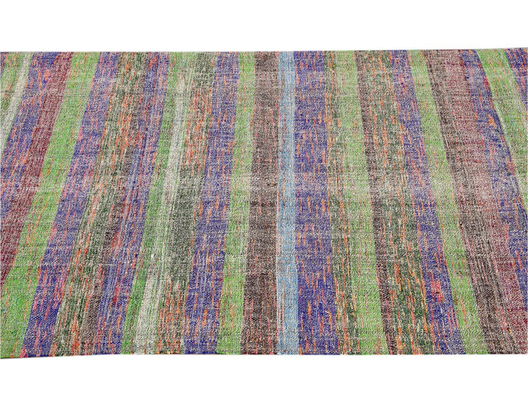 Vintage Flatweave Wool Runner 4 X 20