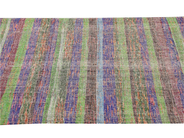 Vintage Flatweave Wool Runner 4 X 20