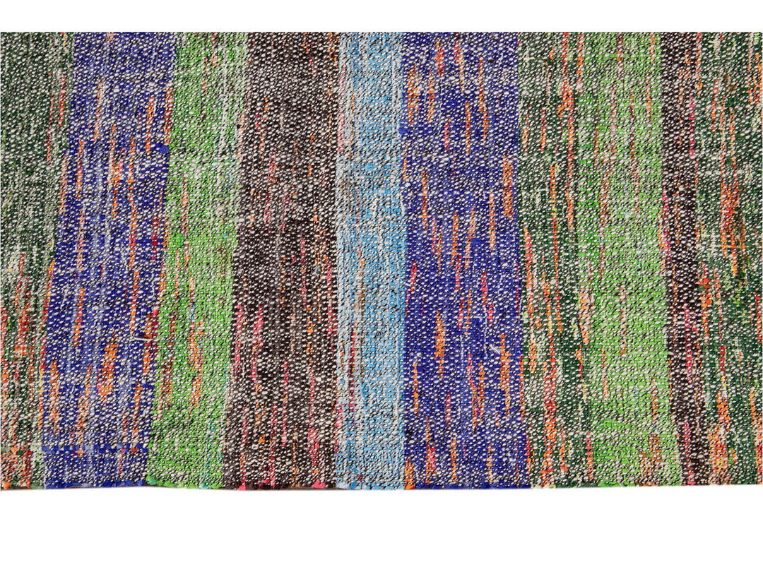 Vintage Flatweave Wool Runner 4 X 20