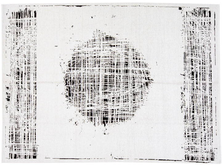 Modern Moroccan Wool Rug 9 X 12