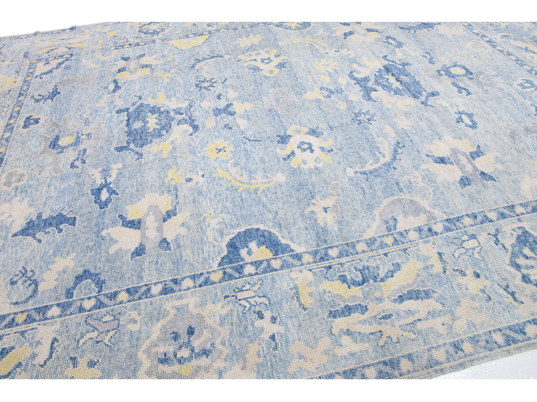Modern Turkish Wool Rug 10 X 13