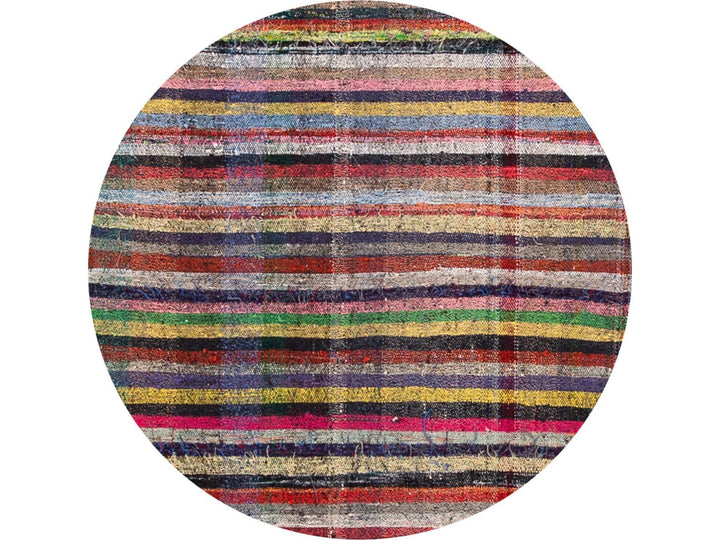 Vintage Flat-Weave Wool Runner 3 X 18