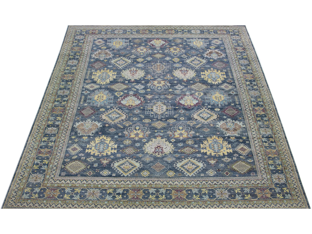Modern Indian Mahal Wool Rug 10 X 14