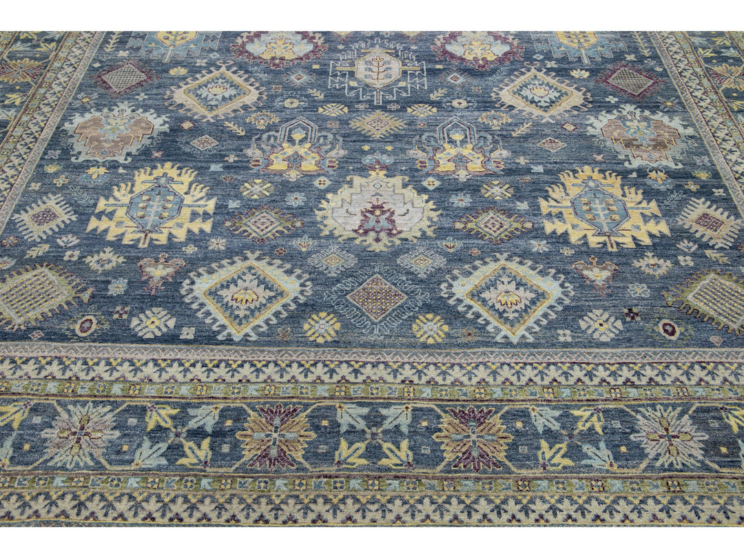 Modern Indian Mahal Wool Rug 10 X 14