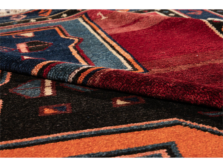 Vintage Turkish Tribal Wool Runner 8 X 16