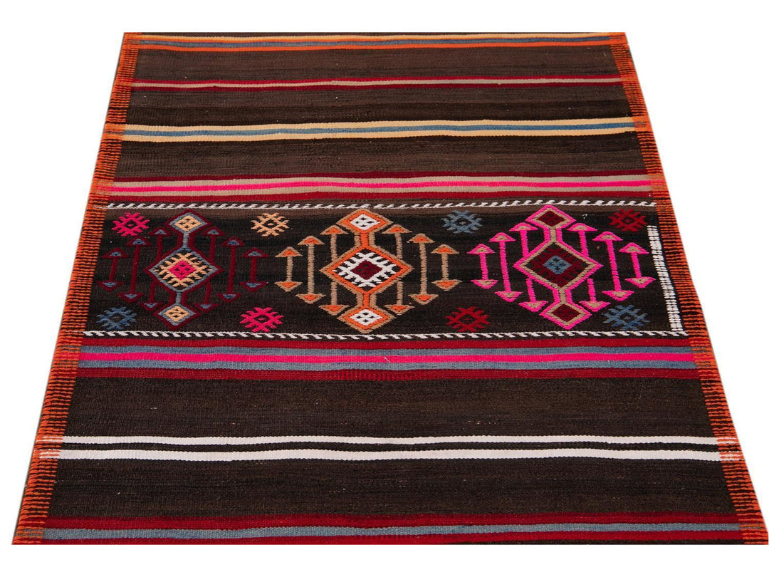 Vintage Killim Wool Runner 3 X 8