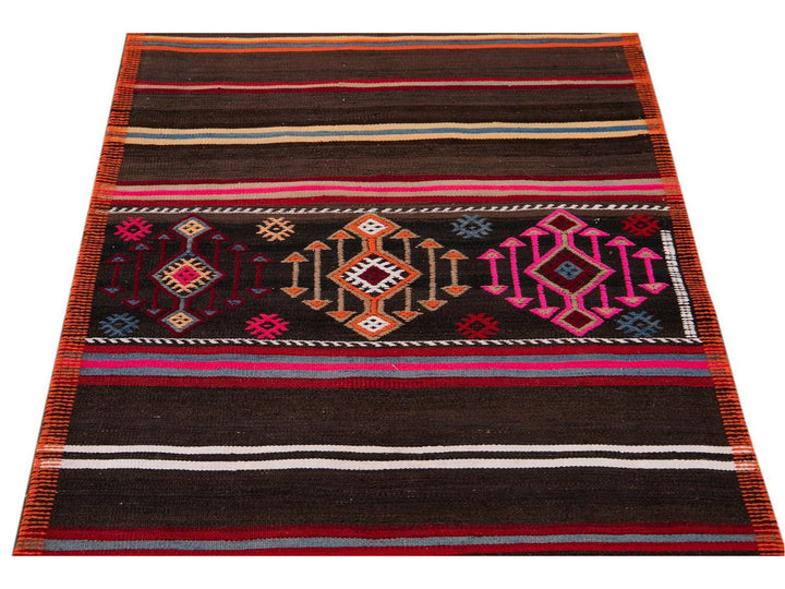 Vintage Killim Wool Runner 3 X 8