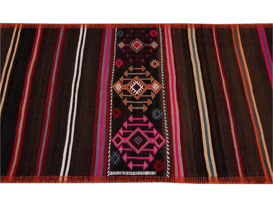 Vintage Killim Wool Runner 3 X 8