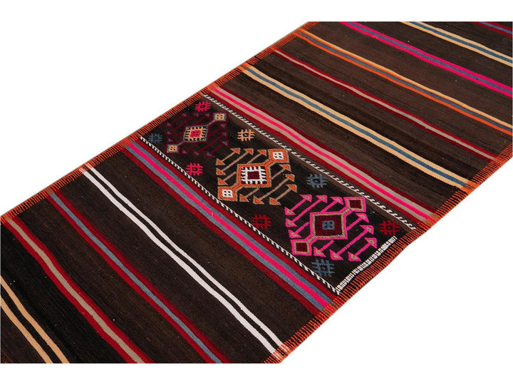 Vintage Killim Wool Runner 3 X 8