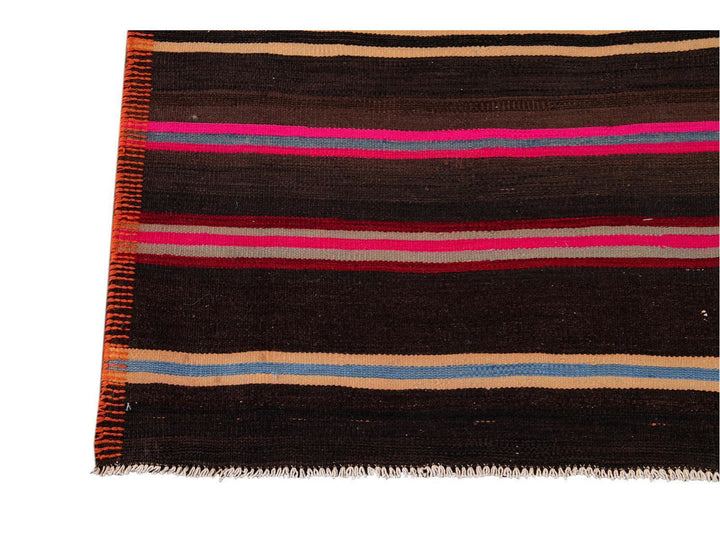 Vintage Killim Wool Runner 3 X 8