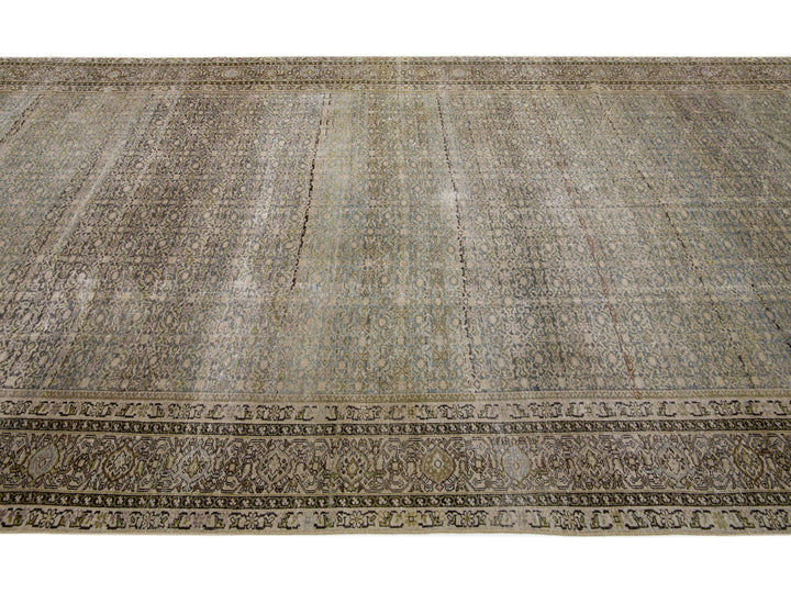 Antique Malayer Wool Rug 8 X 21