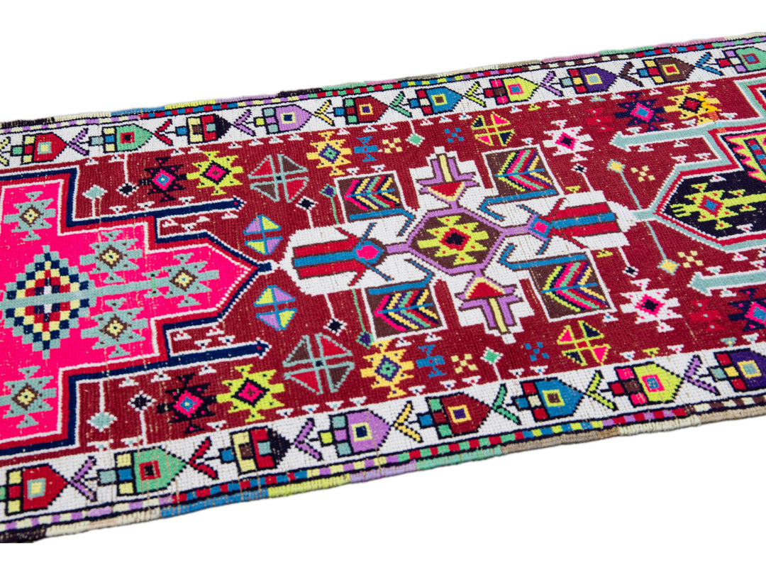 Vintage Turkish Wool Runner 3 X 11