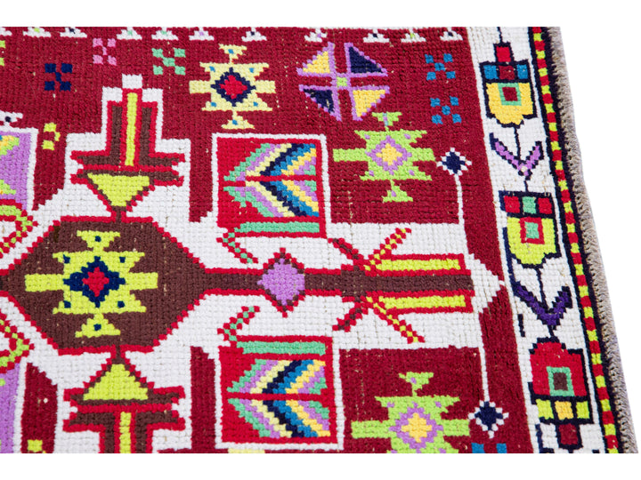 Vintage Turkish Wool Runner 3 X 11