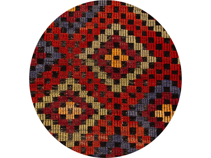 Vintage Sumakh Wool Runner  3 X 9