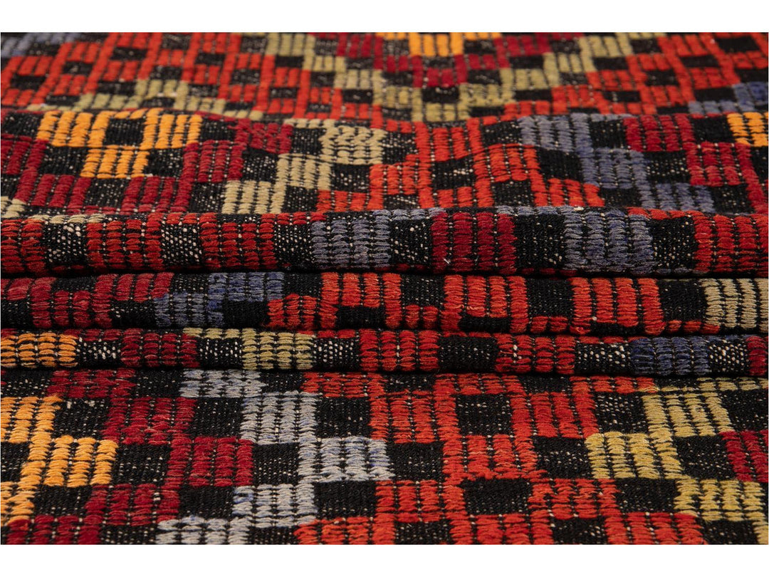 Vintage Sumakh Wool Runner  3 X 9