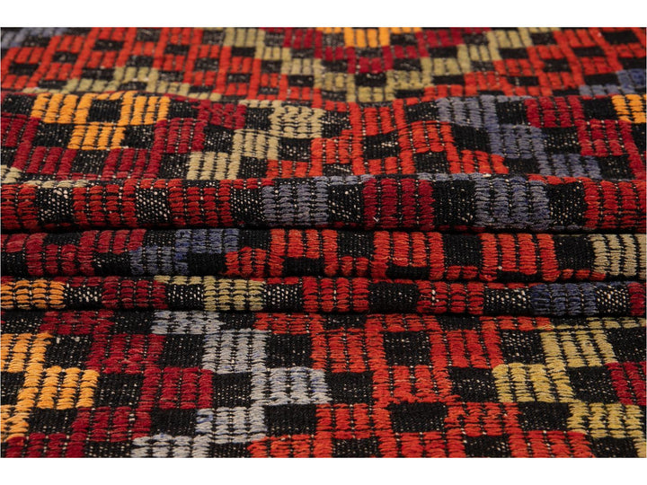 Vintage Sumakh Wool Runner  3 X 9