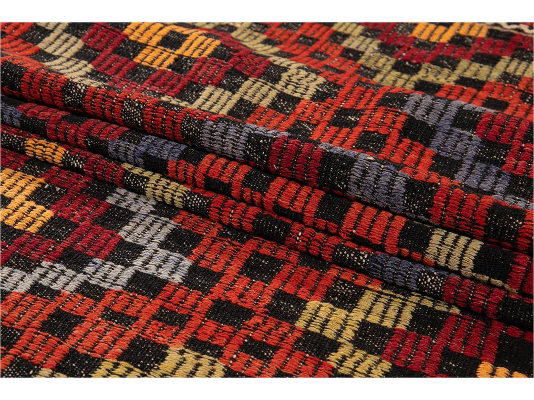 Vintage Sumakh Wool Runner  3 X 9