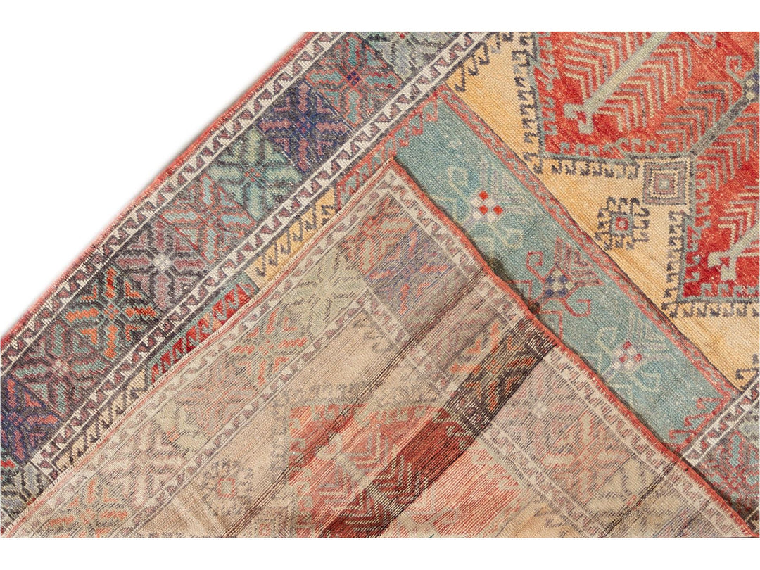 Mid 20th Century Vintage Anatolian Wool Runner Rug, 5 X 13