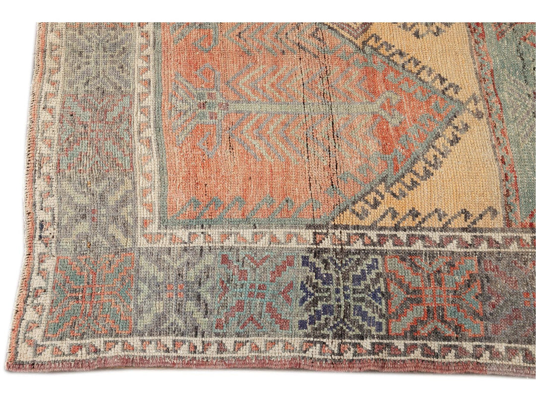 Mid 20th Century Vintage Anatolian Wool Runner Rug, 5 X 13