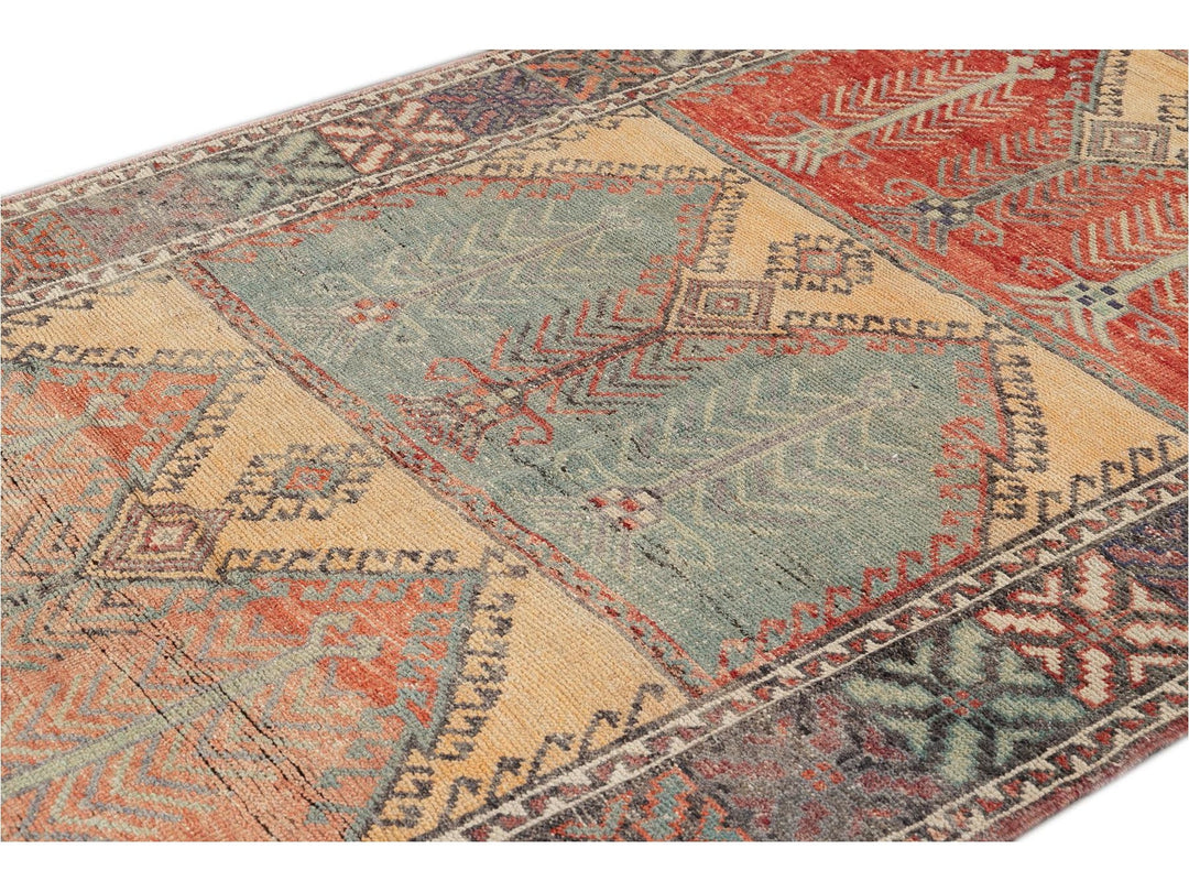 Mid 20th Century Vintage Anatolian Wool Runner Rug, 5 X 13