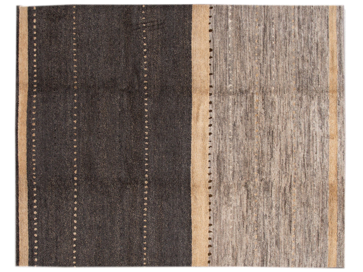 Modern Tibetan Wool Rug 9 X 12