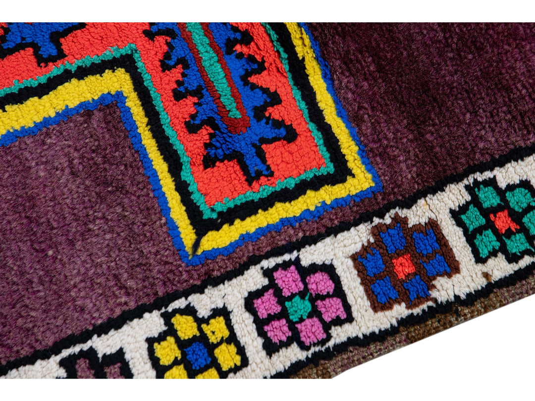 Vintage Turkish Wool Runner 3 X 13