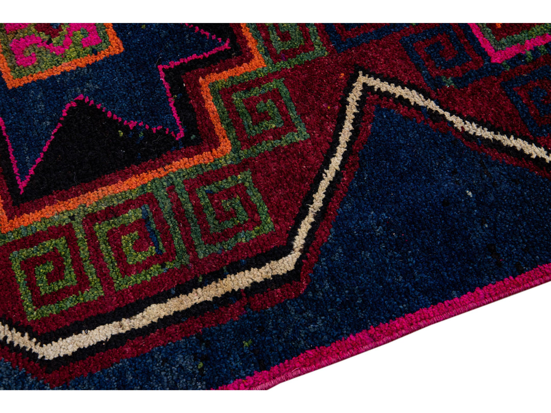 Vintage Turkish Wool Runner 4 X 13