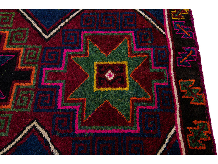 Vintage Turkish Wool Runner 4 X 13