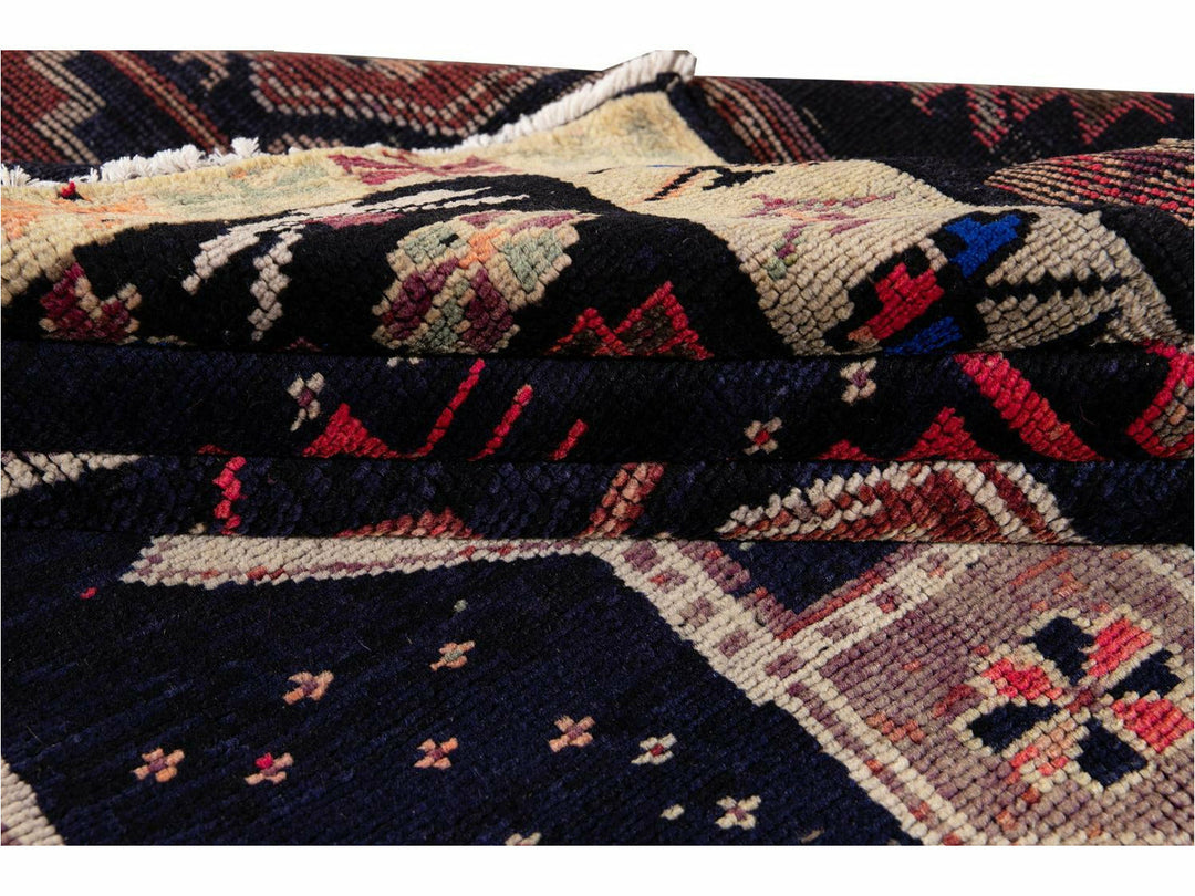 Mid 20th Century Vintage Azeri Wool Runner Rug 5 X 13