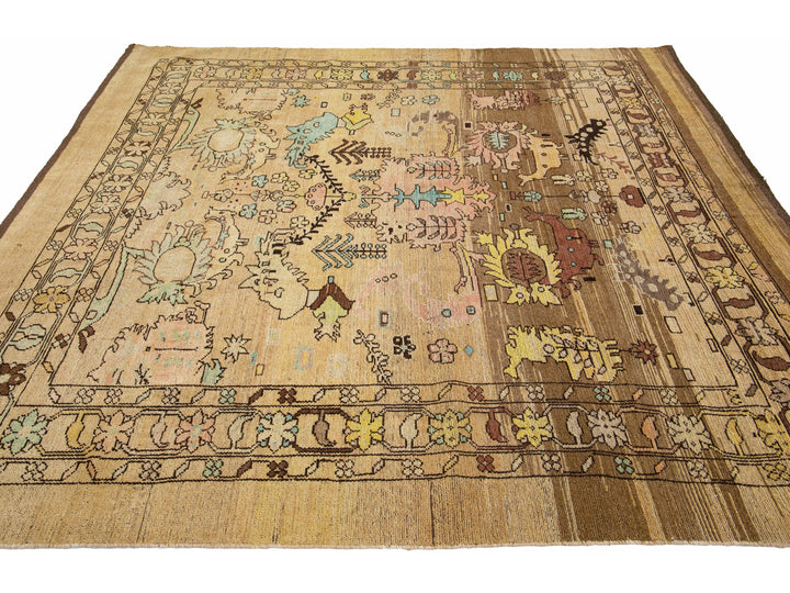Transitional Revival Wool Rug 8 X 9